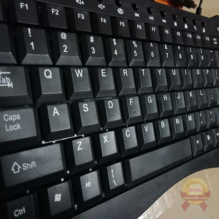 Bàn phím mini nhỏ gọn mỏng keyboard M1000 IBM dòng cao cấp của K-1000 full phím media Khung kim loại – BH 12 tháng