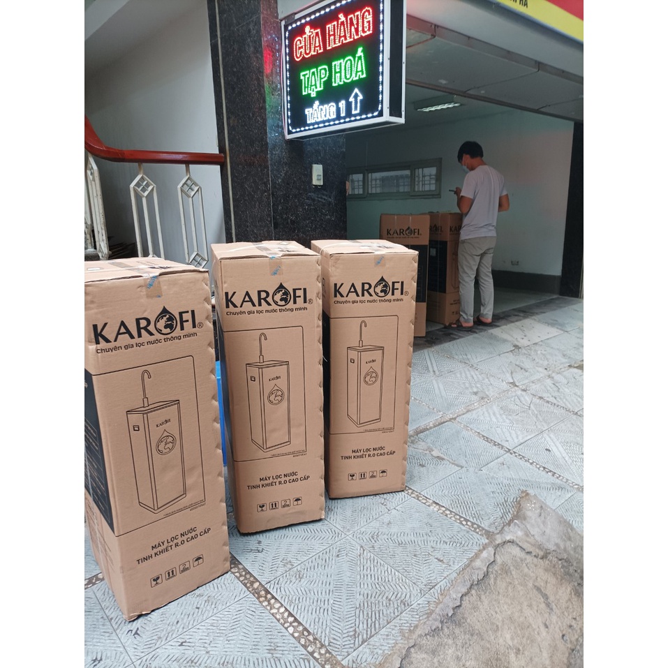 Máy lọc nước ro karofi tích hợp nóng lạnh -11 lõi