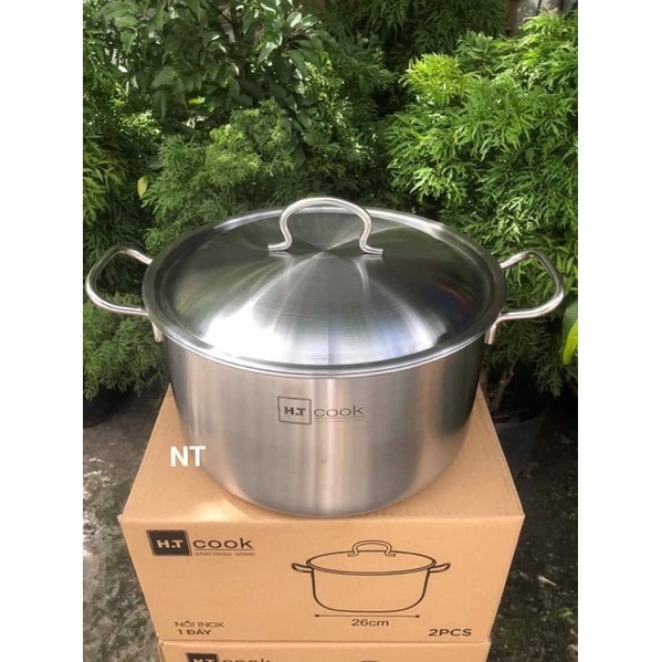 Nồi luộc gà thương hiệu H.T Cook, Panasonic, Klins từ size 26 cm/28 cm/30 cm/32 cm (26cm/28cm/30cm/32cm)