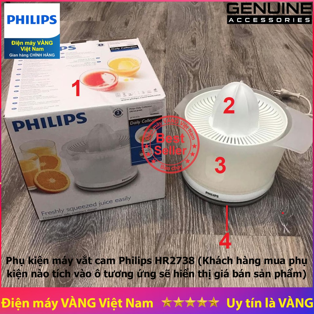 Phụ kiện máy vắt cam Philips HR2738