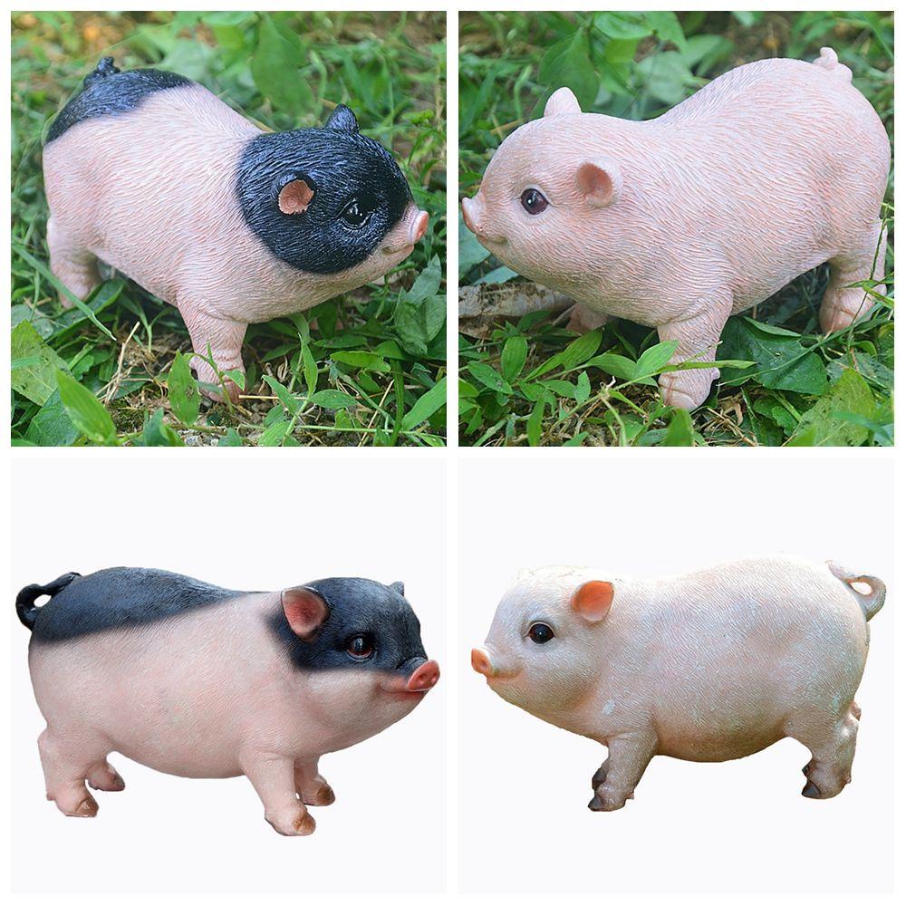 Mô Hình Chú Heo Đáng Yêu Trang Trí Sân Vườn