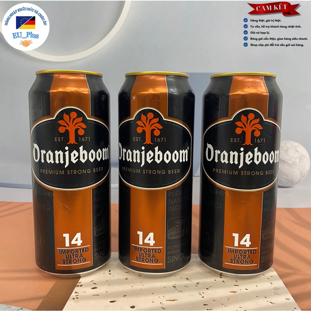 Lẻ SẢN PHẨM Bia Oranjeboom bia độ nặng: 8.5% , 12%, 14% - Hà Lan