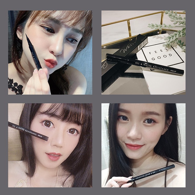 Bút kẻ mắt MKUP đen tuyền quyến rũ 0.7ml - phiên bản mới | BigBuy360 - bigbuy360.vn