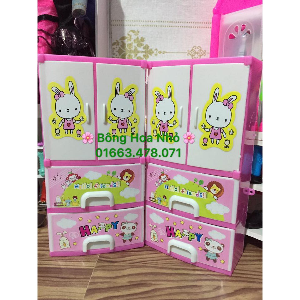 Tủ nhiều ngăn cho búp bê