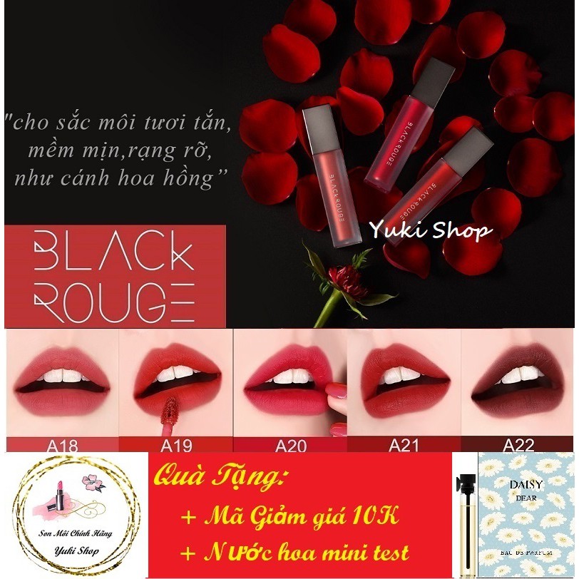Son Black Rouge Ver 4 🌺 Freeship 🌺 Giảm 10K Khi Nhập [SONBR10KA] son kem hàn quốc #A18, #A19, #A20, #A21, #A22