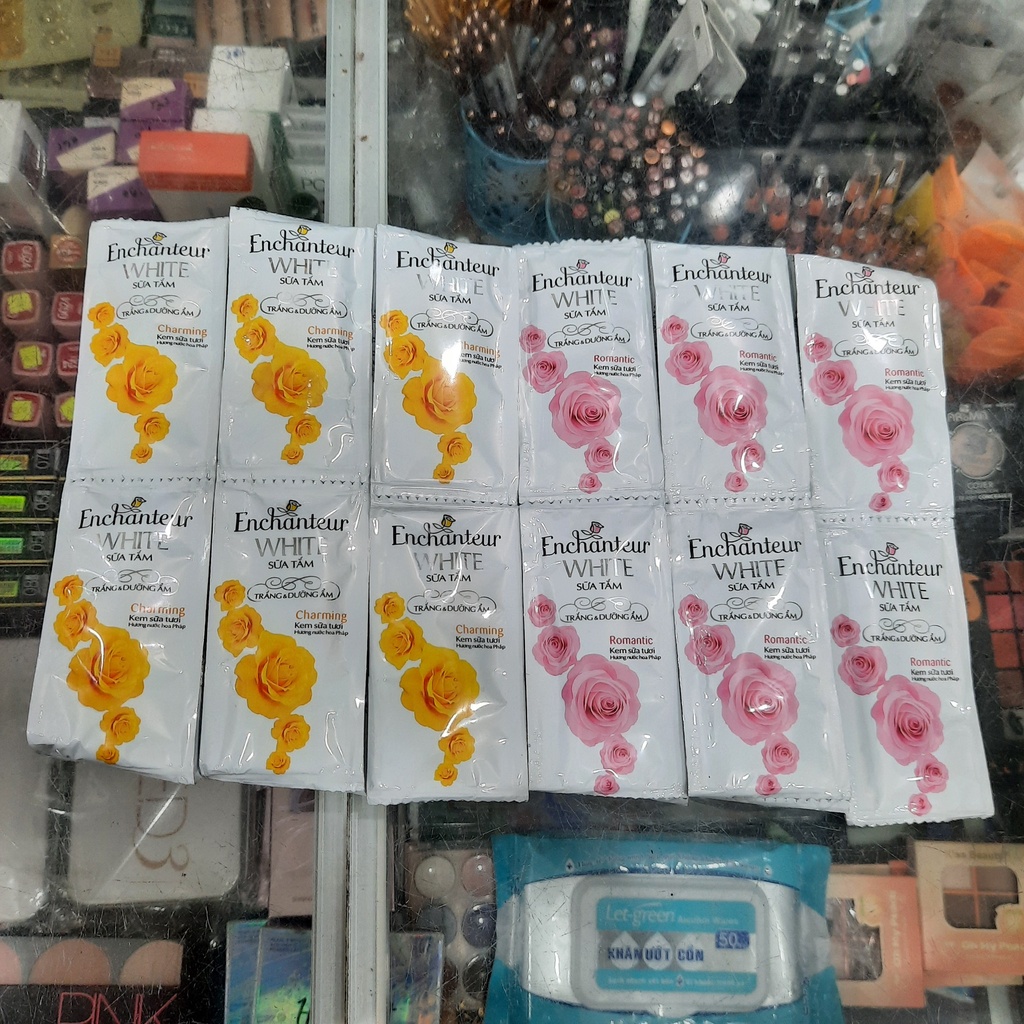 1 Dây 10 Gói Sữa Tắm Enchanteur 6g/gói