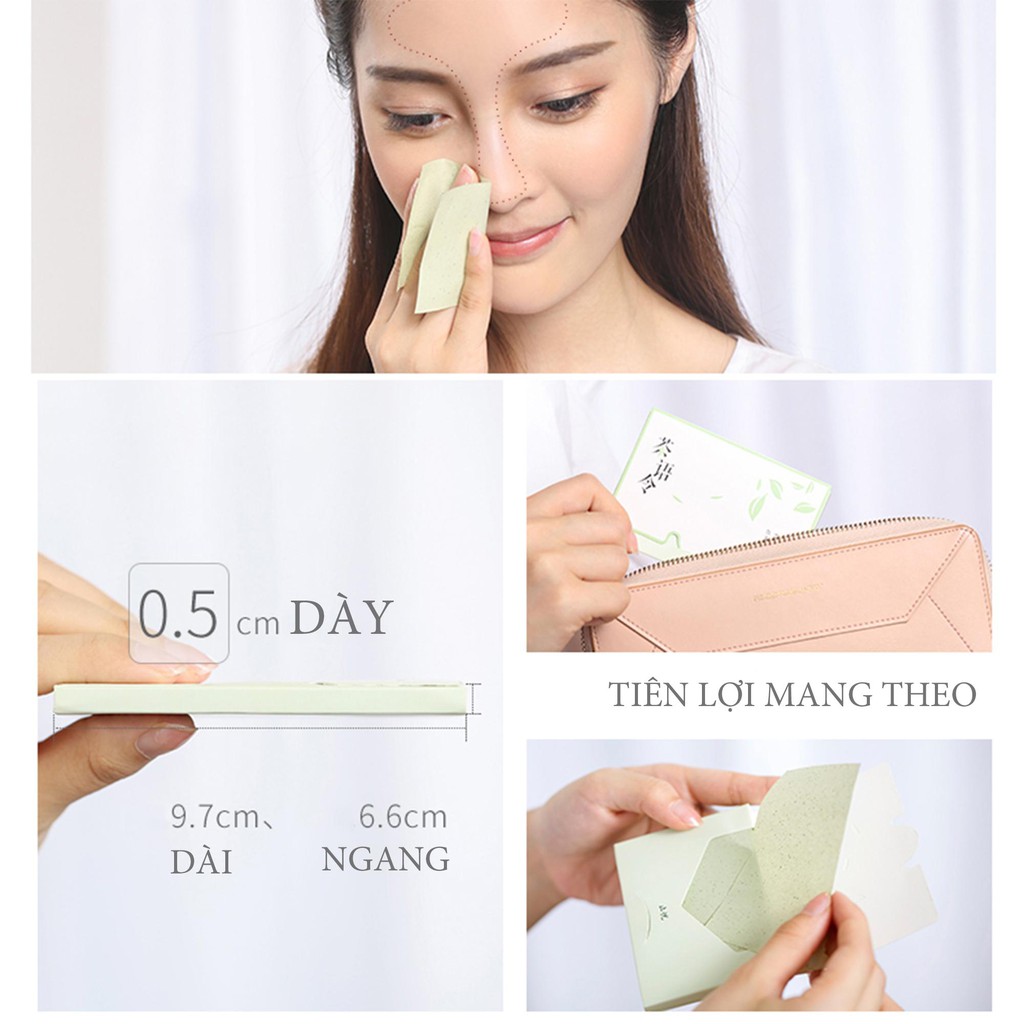 GIẤY THẤM DẦU SOONPURE NHỎ GỌN TIỆN DỤNG 100PCS | BigBuy360 - bigbuy360.vn