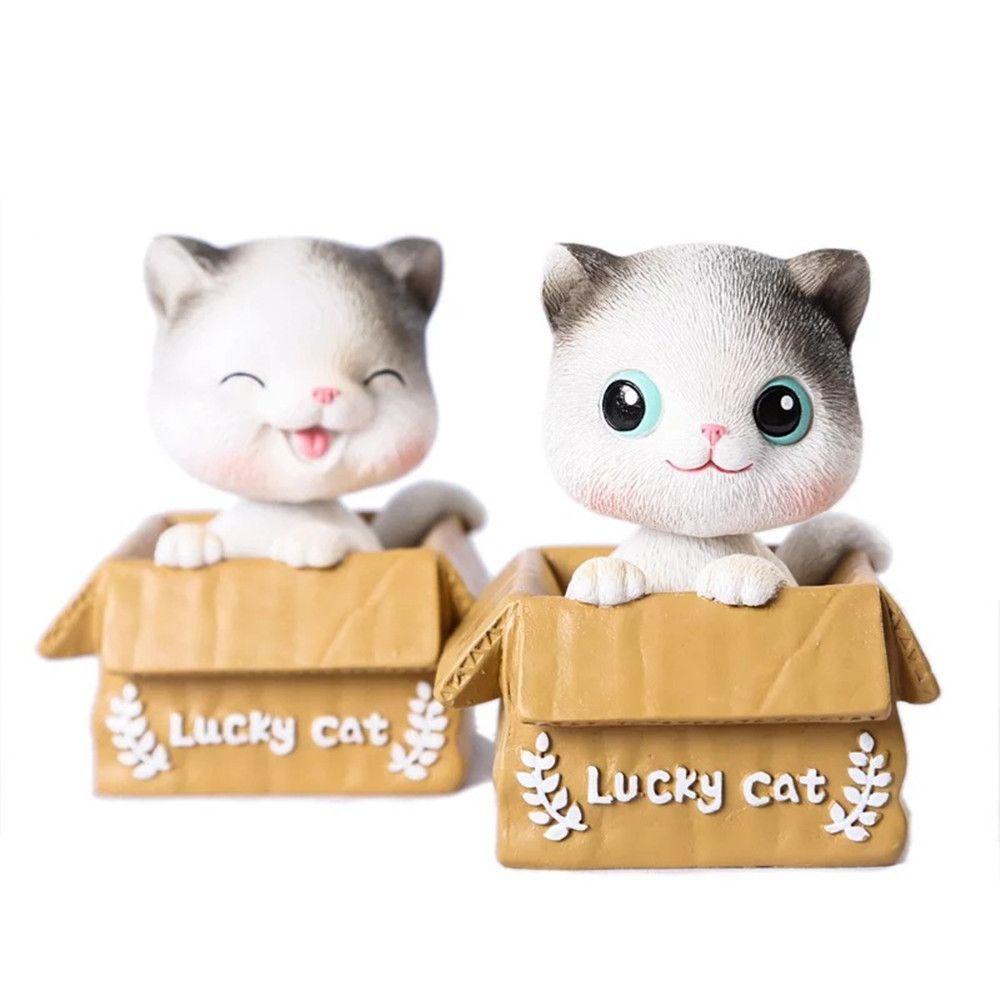 Đồ Chơi Búp Bê Chú Mèo Con Lắc Đầu Dễ Thương Trang Trí Bảng Điều Khiển Xe Hơi