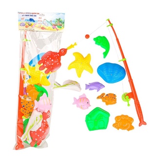 Đồ chơi câu cá nam châm combo có cá và cần