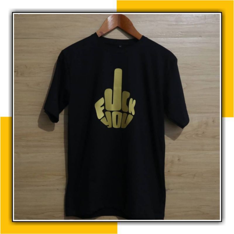 Áo Thun In Chữ FUCK YOU Kiểu Dáng Đơn Giản Trẻ Trung