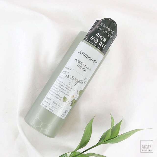 Nước hoa hồng dấp cá Mamonde Pore clean toner 250ml