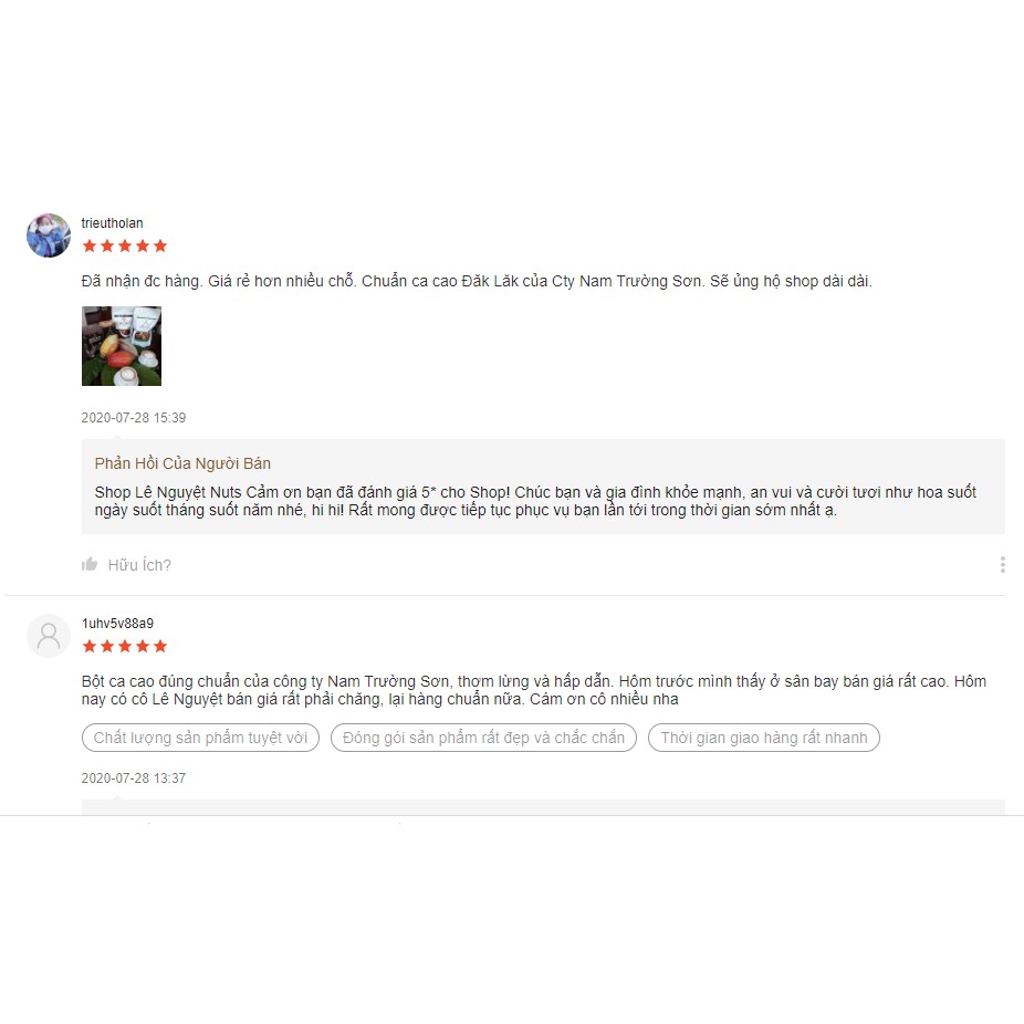 [Mã GROSALE2703 giảm 8% đơn 250K] 500g Bột ca cao thơm ngon [CHUẨN CA CAO VIỆT] Nam Trường Sơn | BigBuy360 - bigbuy360.vn