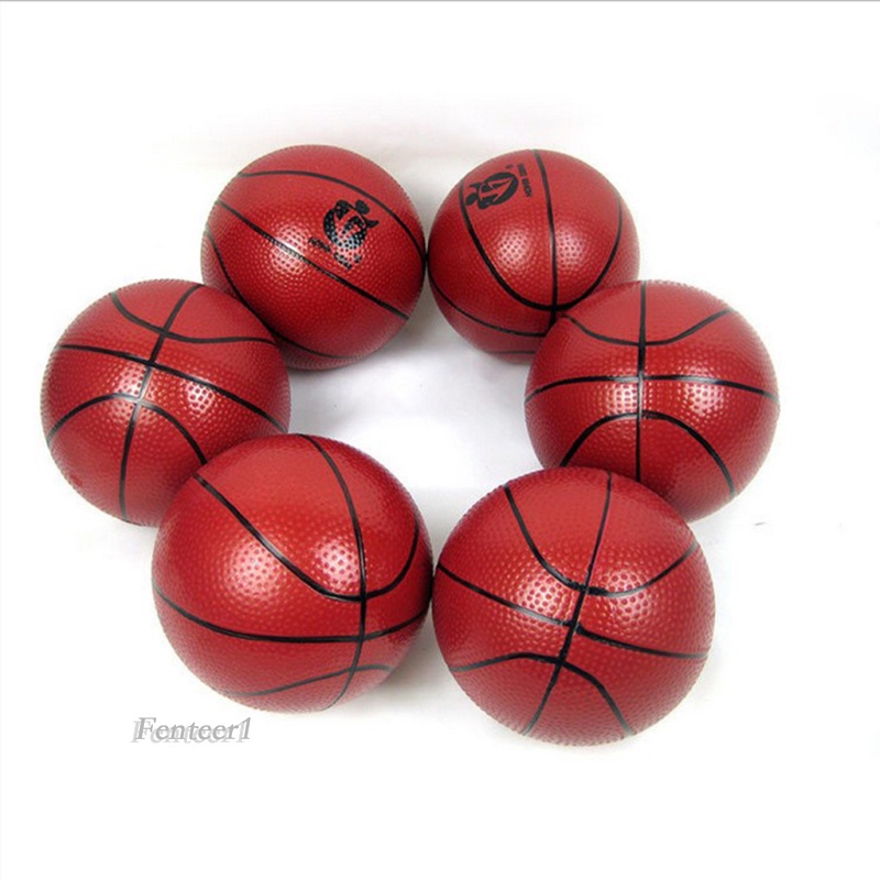 Bóng Rổ Mini Màu Đỏ Đường Kính 6 Inch Fenteer1 Cho Bé