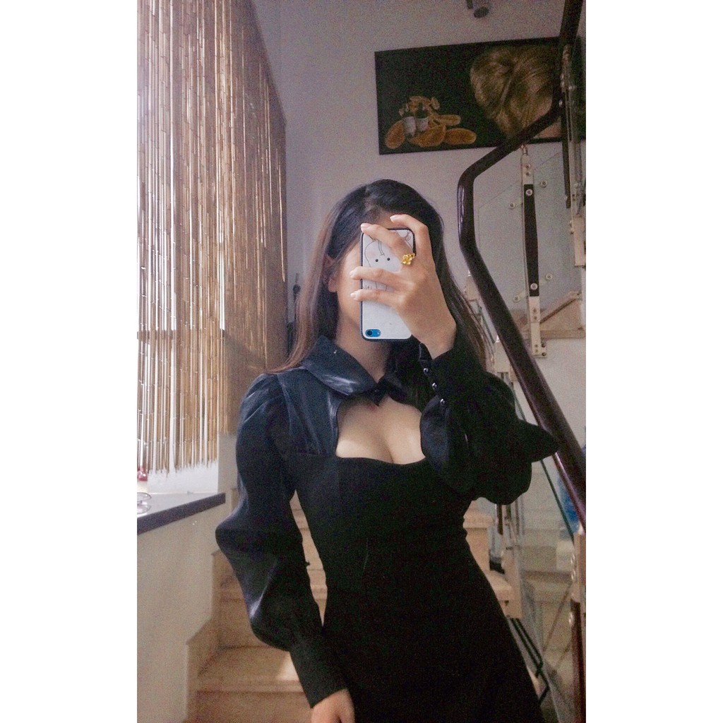 Đầm dự tiệc tay phồng bóng kính Oba Dress | BigBuy360 - bigbuy360.vn