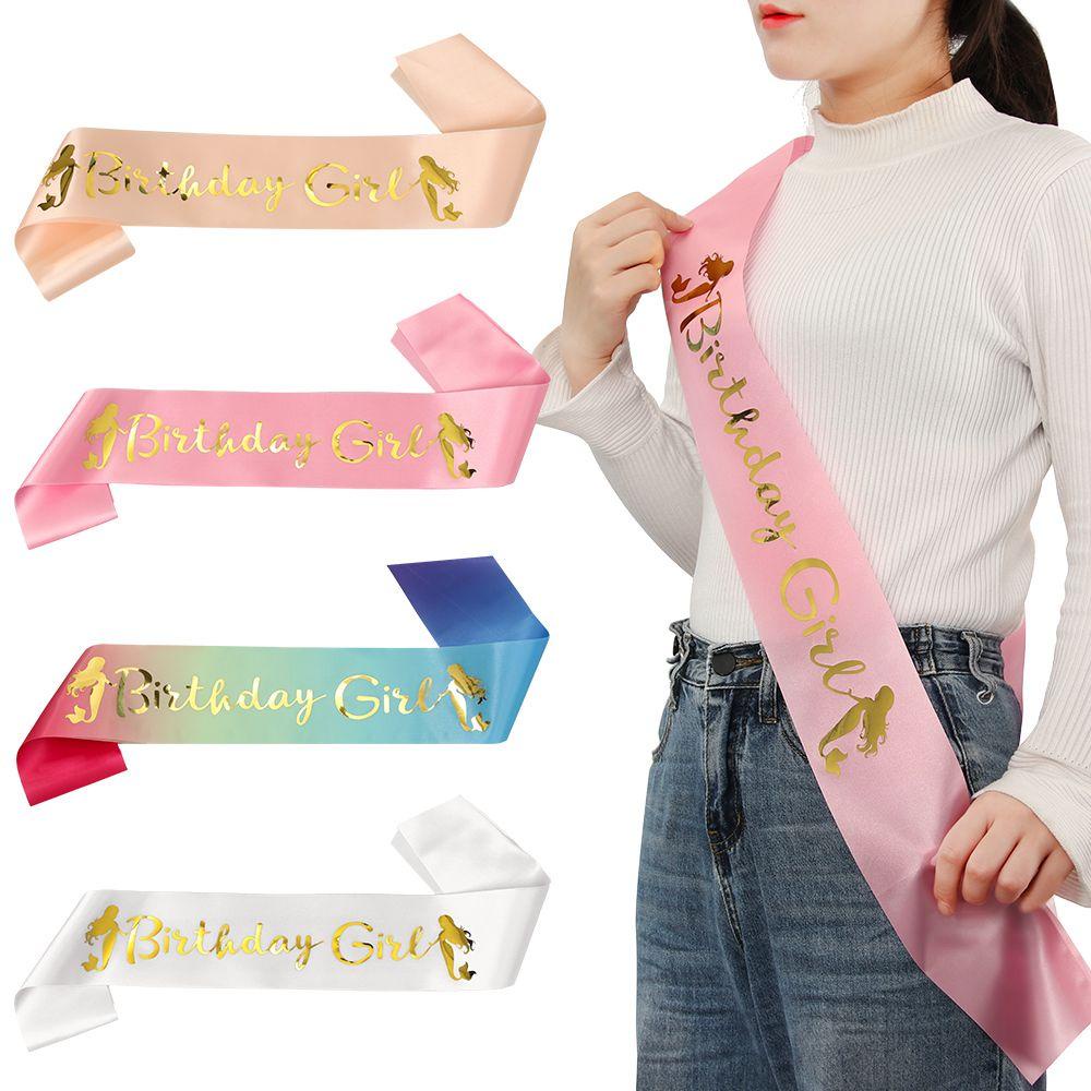 1 Dây Ruy Băng Trang Trí Tiệc Sinh Nhật In Chữ Happy Birthday