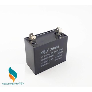 Tụ quạt CBB61 loại 7mF +5%