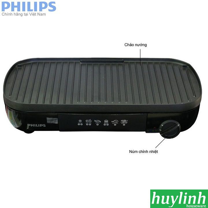 Freeship Bếp nướng điện Philips HD6320 - bảo hành 2 năm chính hãng