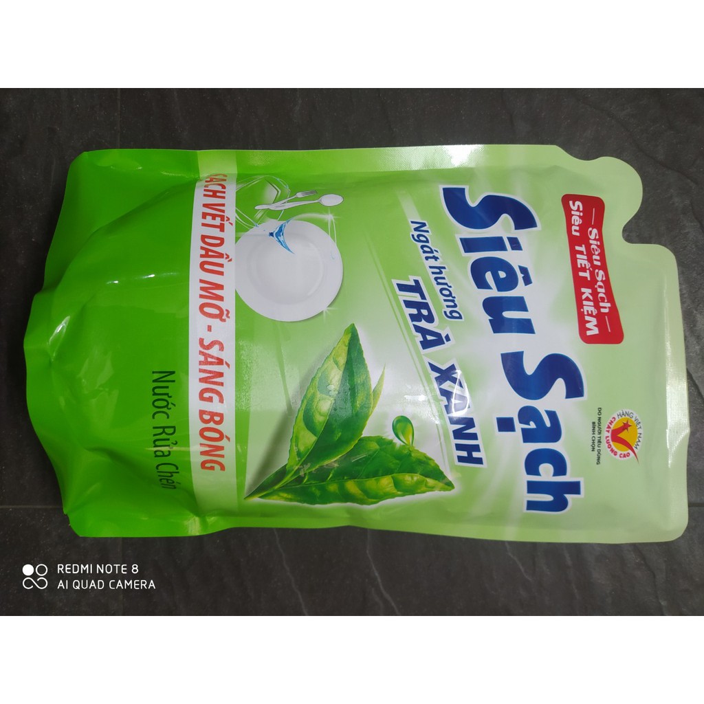 Túi Nước rửa chén Lix siêu sạch túi 1.5kg tiết kiệm