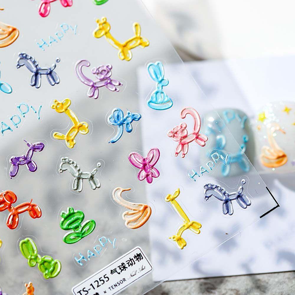 Miếng Dán Trang Trí Móng Tay 5D Phong Cách Nhật Bản Độc Đáo