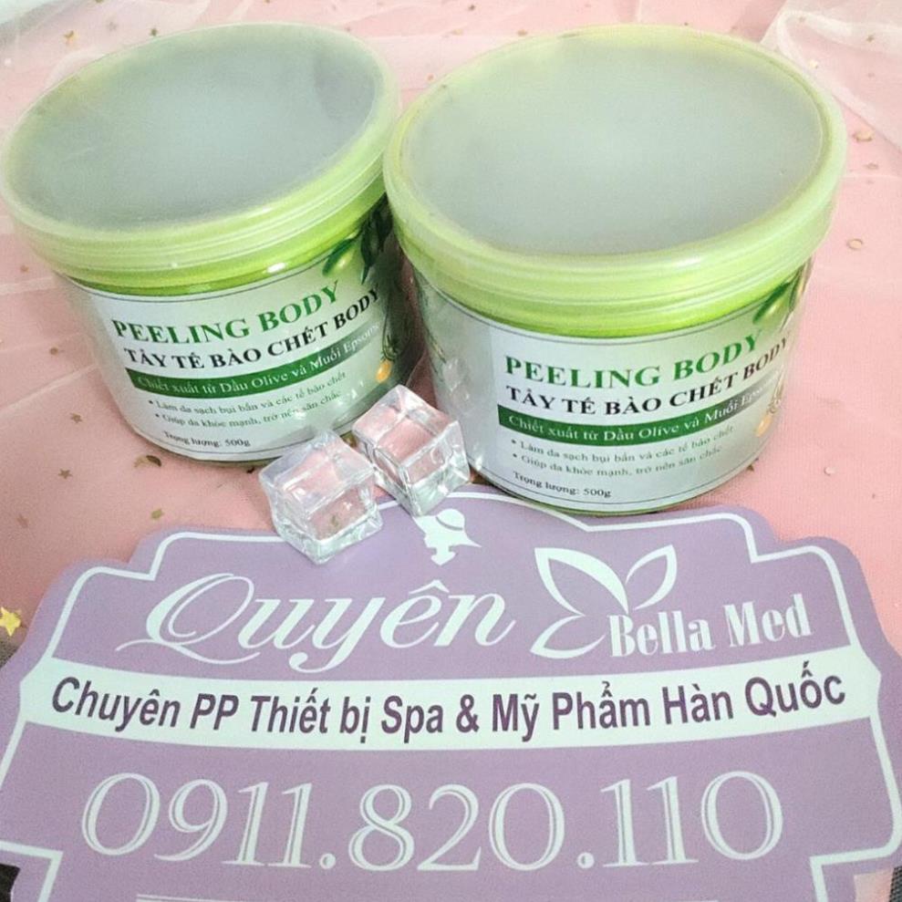 Tẩy tế bào chết body thiên nhiên dạng muối tẩy hộp 500g