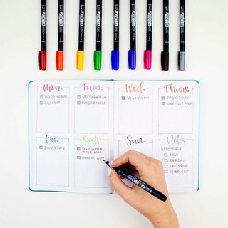 Bộ bút Fudenosuke nhiều màu