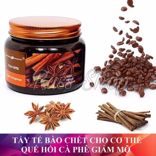 Tẩy Tế Bào Chết Giảm Mỡ эксклюзив Cà Phê - Quế - Hồi Mẫu Mới