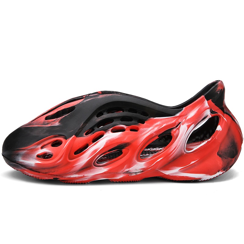 Giày Sandal Đục Lỗ Hoạ Tiết Rằn Ri Thời Trang Đi Biển Dành Cho Cặp Đôi Rkc25