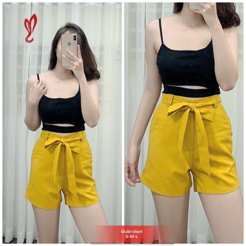 🌹Quần short cột nơ