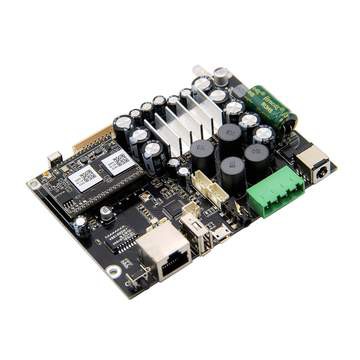 Board mạch chơi nhạc số wifi bluetooth Music Server + DAC+ Ampli "Up2Stream Amp 2.0 V4" thương hiệu Arylic hàng NK