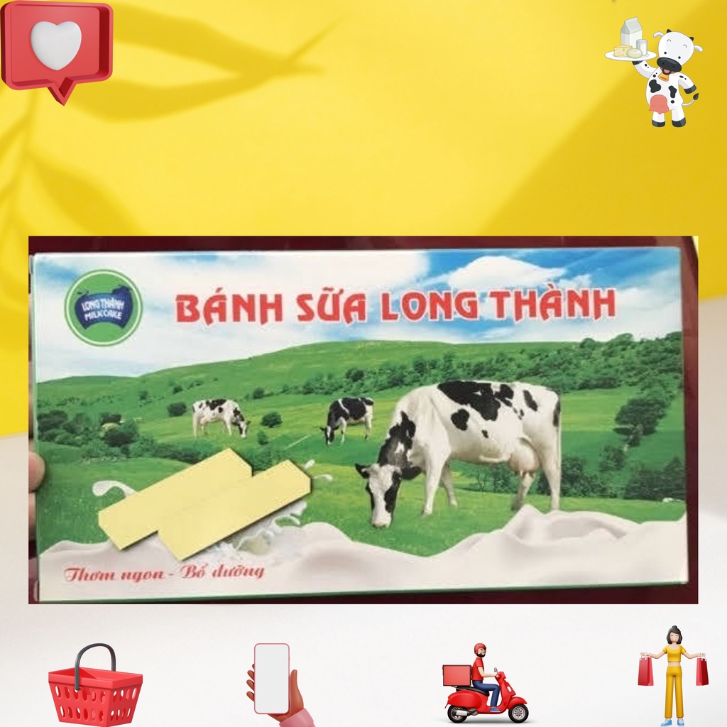 Bánh sữa bò Long thành Milkcake