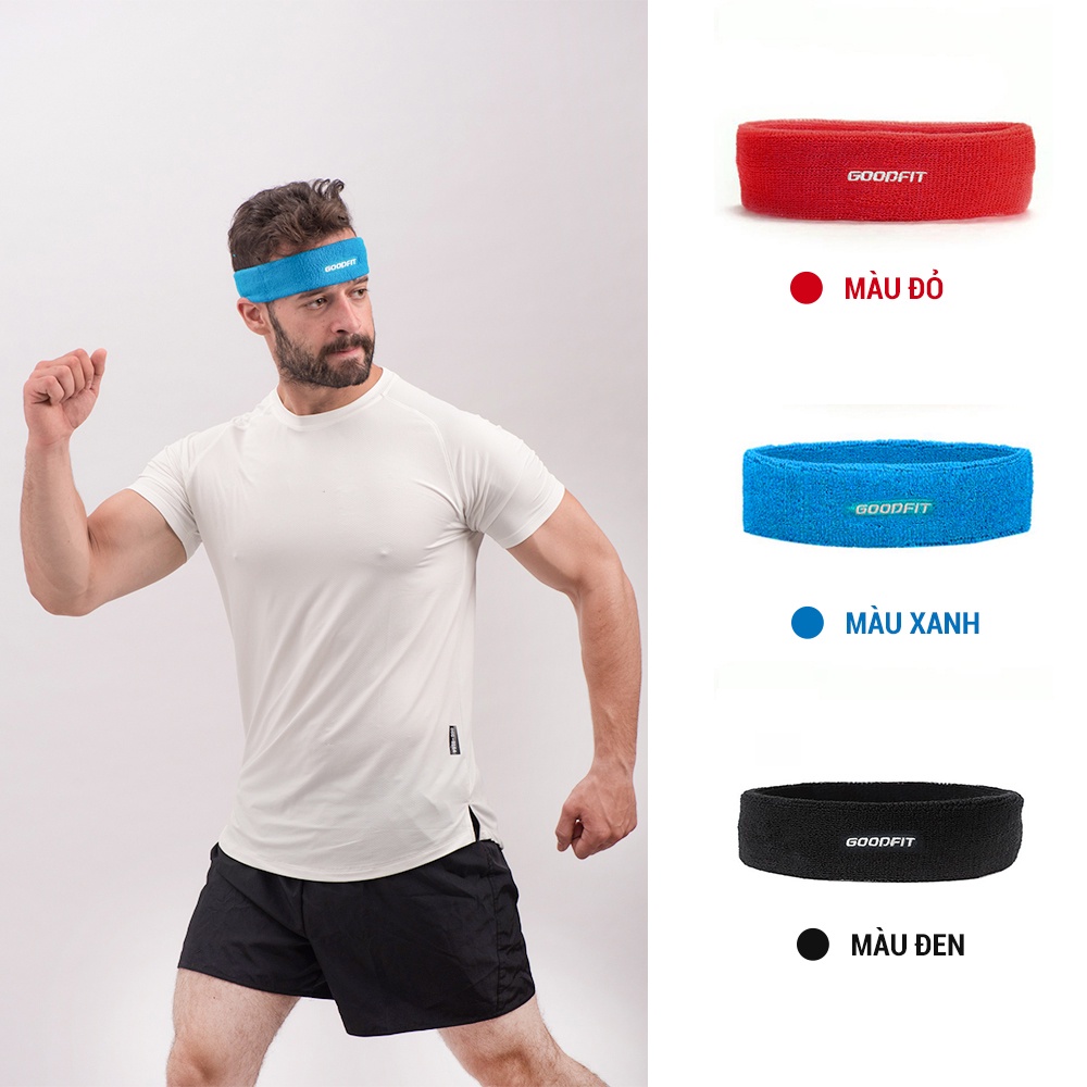 Băng đô thể thao headband goodfit co giãn 4 chiều, thấm hút mồ hôi