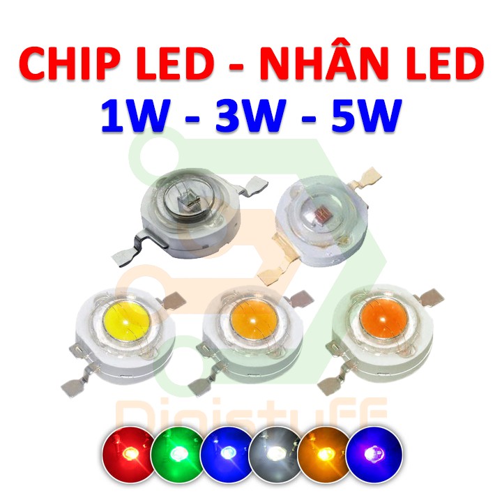 Chip LED nhân LED cho đèn LED - bộ 5 chip