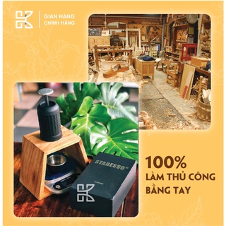 Giá Gỗ Cho Dụng Cụ Pha Cà Phê STARESSO Mini