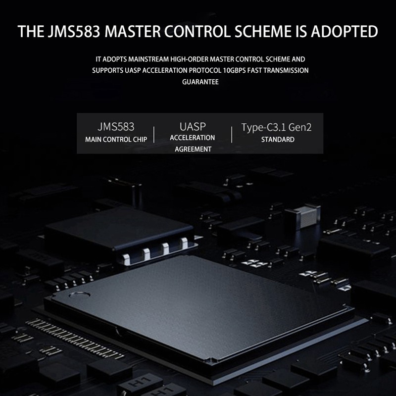 Hộp Đựng Ổ Cứng M.2 Ngff Ssd Chuyển Đổi Sang Usb 3.1 Ốp | BigBuy360 - bigbuy360.vn