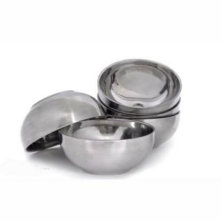 Bát tô inox 2 lớp đựng canh 20 cm Hàng Việt Nam