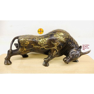 Trâu Đấu Sĩ - Sửu Đắc Phúc - Tượng Đồng Phong Thủy