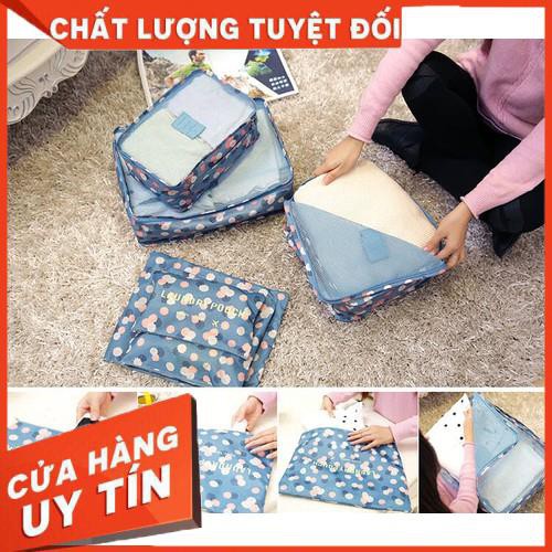 [XẢ KHO+FREE SHIP]  SET 6 TÚI ĐỰNG ĐỒ ĐI DU LỊCH SIÊU TIỆN LỢI