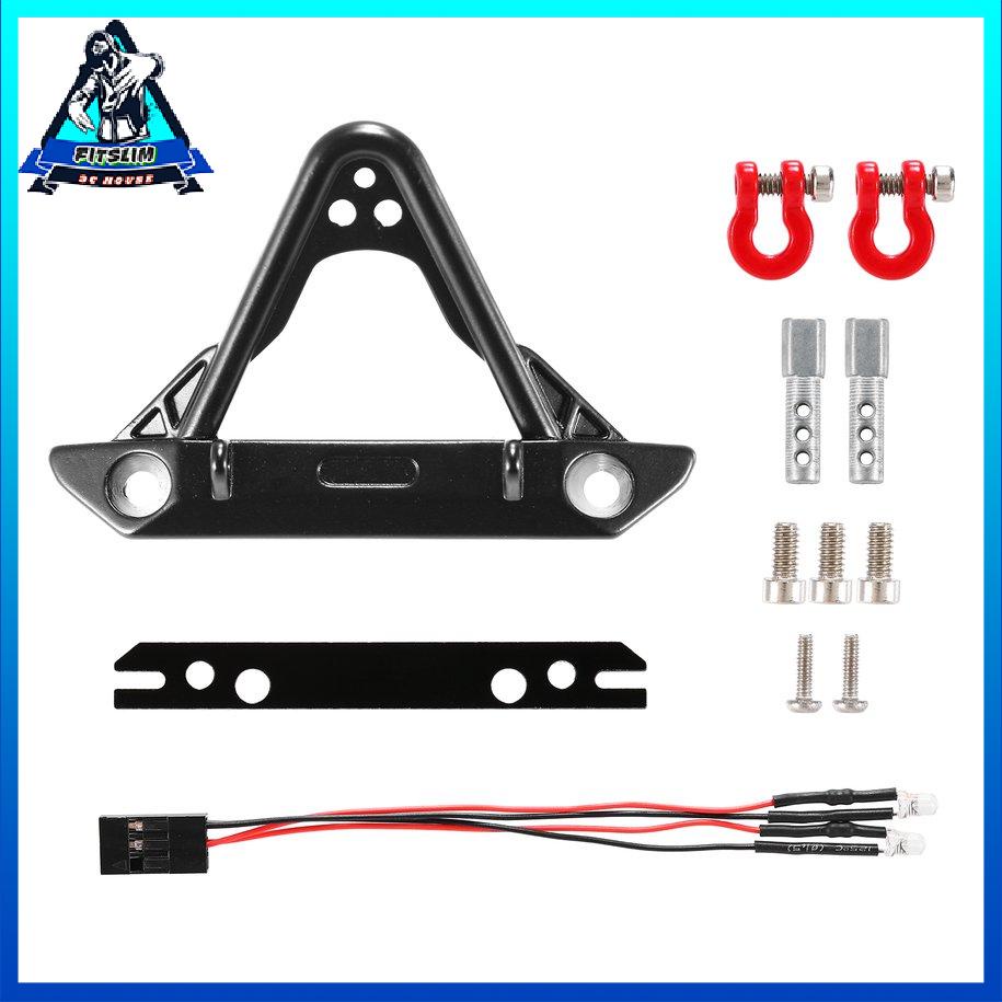 Kim loại có đèn Cản trước cho xe Jeep bánh xích 1/24 Axial SCX24 RC [8/15]