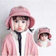 Mũ Nhung, lông cừu Kèm Bịt Tai Lót Lông Ấm Áp Thời Trang Cho Bé,mũ giữ ấm tai che tai cho bé trai, bé gái, Mẫu Mới