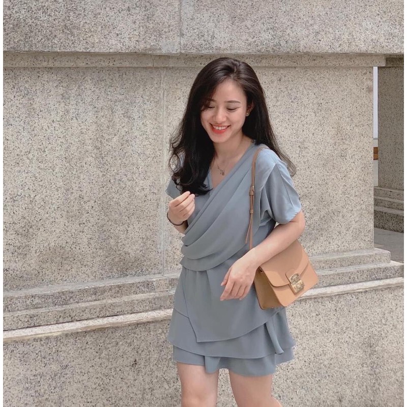 Bộ lụa vạt chéo 4 màu | BigBuy360 - bigbuy360.vn