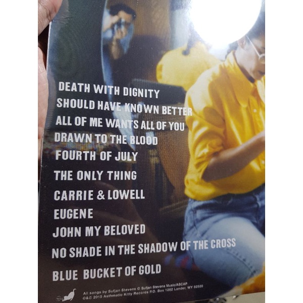 Vinyl Sufjan Stevens - Carrie & Lowell mới