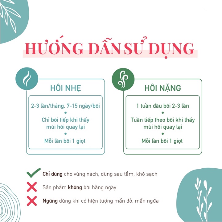 Serum khử mùi hôi nách Deox Ova 5ml Hàn Quốc Mit Beauty kiểm soát mùi cơ thể thơm tho cả ngày