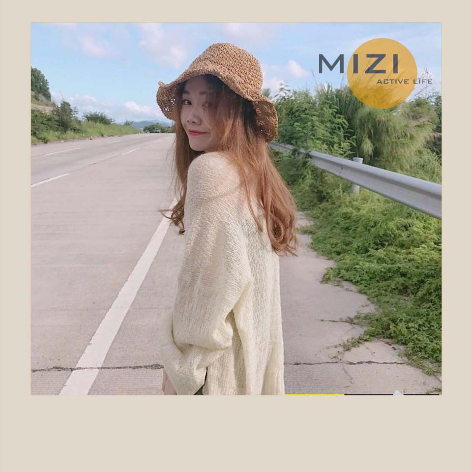 Áo cardigan nữ len mỏng form rộng dệt kim ulzzang dáng dài MIZI CD01 | BigBuy360 - bigbuy360.vn