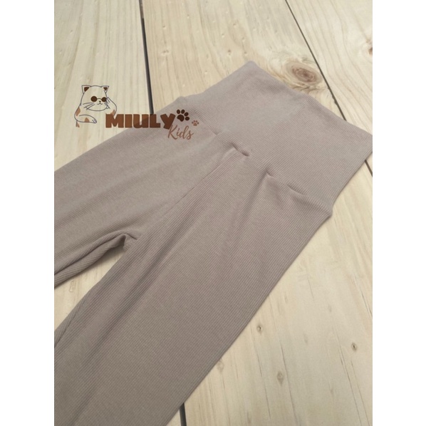 Quần legging chất cotton tăm Hàn cho bé trai bé gái