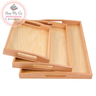 (Size lớn 30x40cm) - Khay đựng Montessori (Hàng Nhập Khẩu)