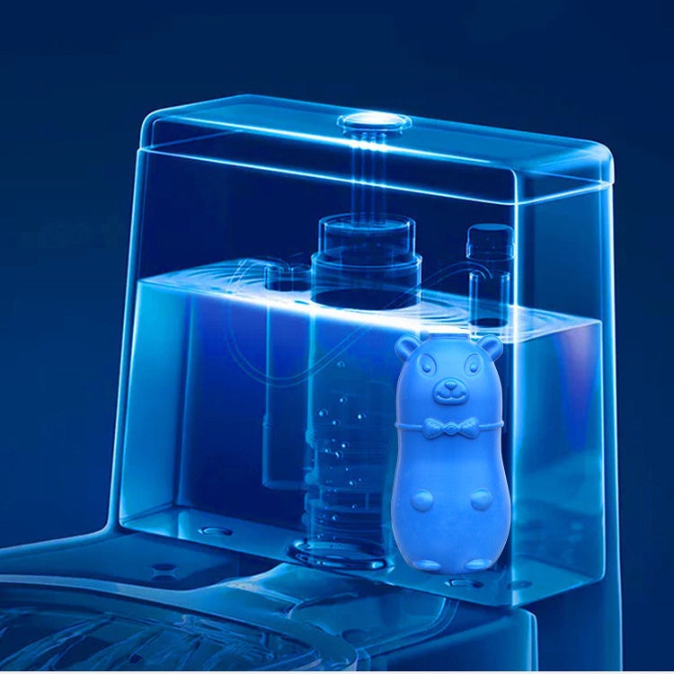 Lọ thả bồn cầu hình gấu,heo 230gr (không bỏ thêm sỏi tạo cân nặng ảo) xả nước xanh Teddy Bears store