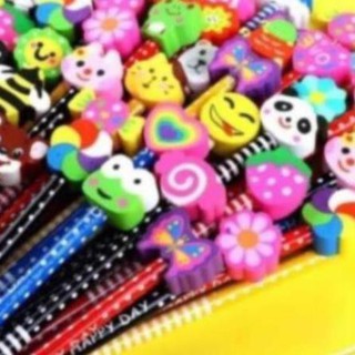 Bút chì kèm tẩy nhiều mẫu 099