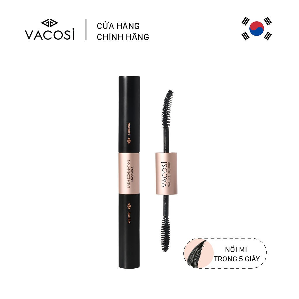 [Mua Kèm 28k Bấm mi] MASCARA HIỆU ỨNG DÀI VÀ CONG MI VACOSI