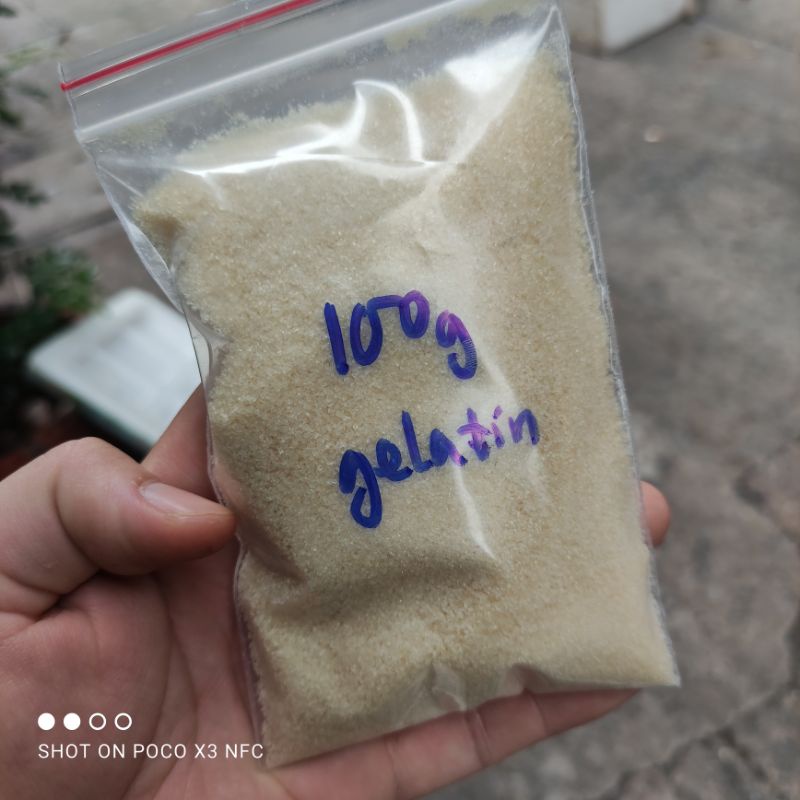 Bột gelatin (galatin) Loại 1 xuất xứ Bỉ. 100g