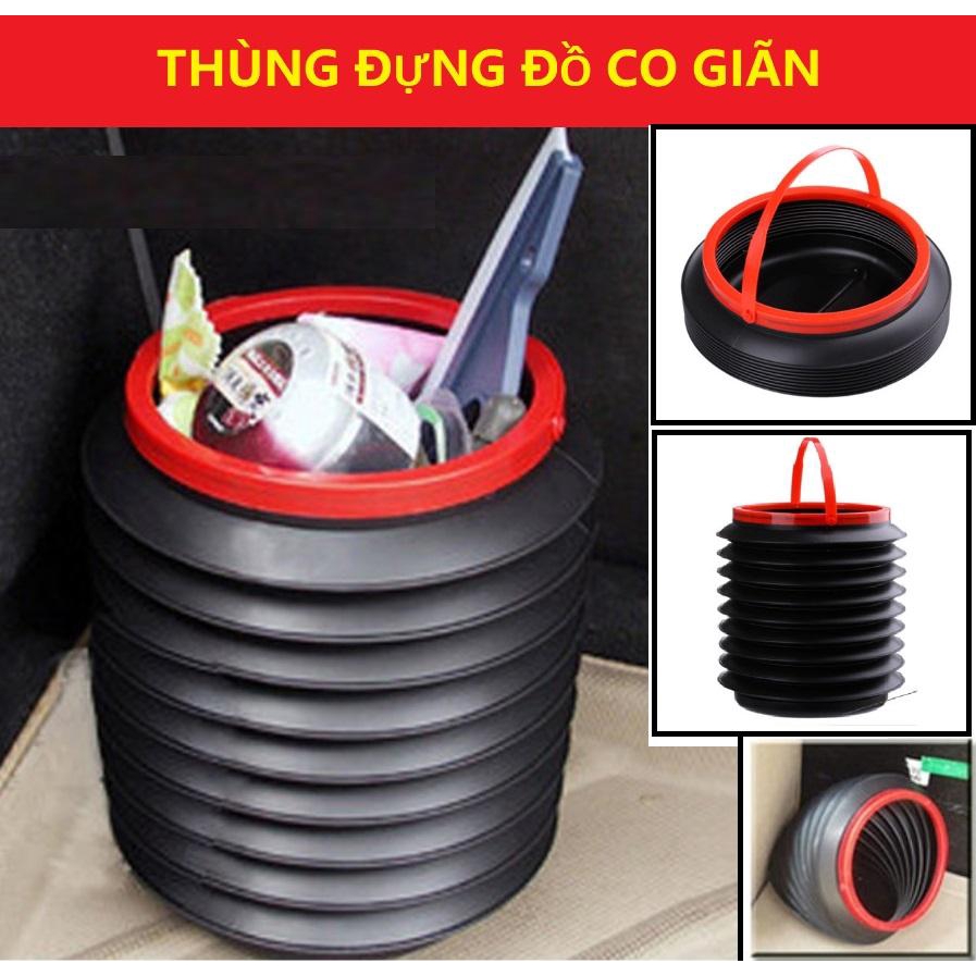 Thùng để đồ, để rác co giãn trên ô tô (Dung tích 4 lít)